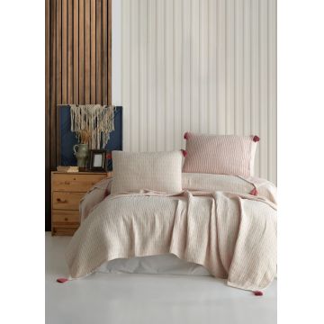 Set Cuvertura Pique Model Hermes Tile Red