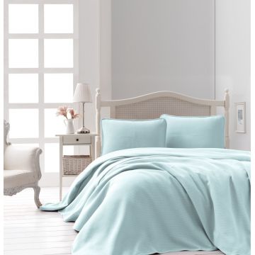 Set Cuvertura Pique Model Liv Mint