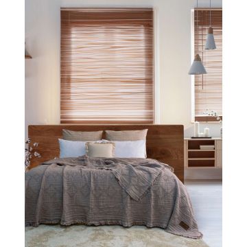 Cuvertura matlasata dubla, L'essentiel Maison, Oscar, Bumbac , Bej