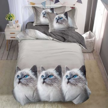 Lenjerie 1 Persoana Finet, 4 Piese Meliora