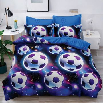 Lenjerie 3D Fotbal V3 cu 6 Piese (Finet)