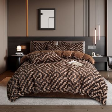 Lenjerie Bunny C113 cu Elastic 180x200 (Cocolino) 6 piese