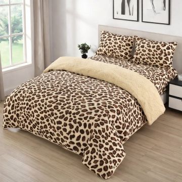 Lenjerie cu Elastic 180x200 Fianna, 4 Piese, cu Blanita (Cocolino)