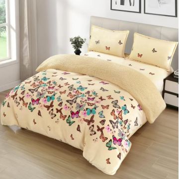 Lenjerie cu Elastic 180x200 Rezmy, 4 Piese, cu Blanita (Cocolino)