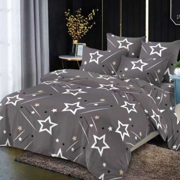 Lenjerie cu elastic 180x200cm, Celestra, 4 Piese