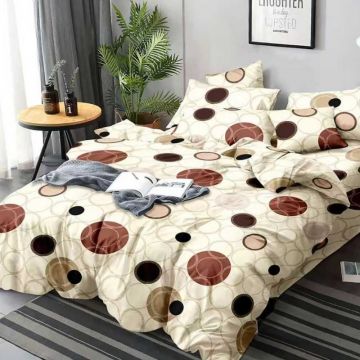 Lenjerie cu elastic 180x200cm, Crinelle, 4 Piese