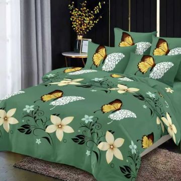 Lenjerie cu elastic 180x200cm, Moonaria, 4 Piese