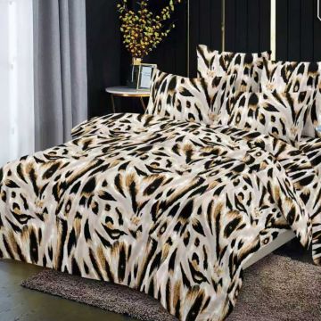 Lenjerie cu elastic 180x200cm, Silvara, 4 Piese