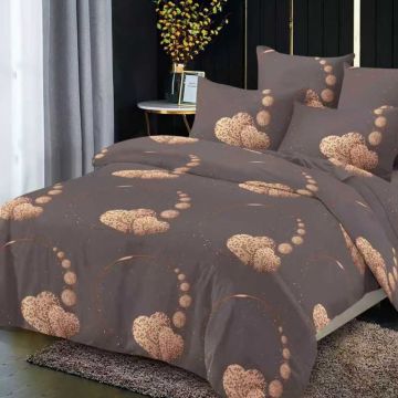 Lenjerie cu elastic 180x200cm, Starvella, 4 Piese