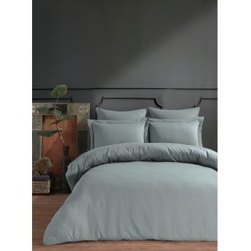 Lenjerie de pat dubla, L'essentiel Maison, Catena, Verde