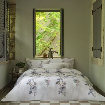 Lenjerie Fleurine Albastru King Size (Bumbac Egiptean)