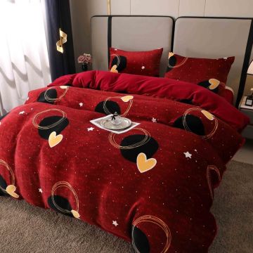 Lenjerie Red Bed 4 Piese (Cocolino)