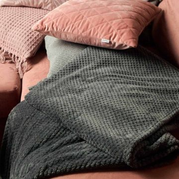 Patura Noah, Homla, 150x200 cm, poliester, gri