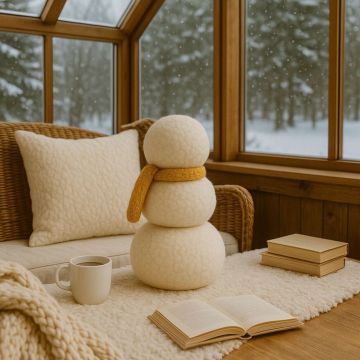 Perna, Kardan Adam, 55x25x19 cm, Poliester, Maro