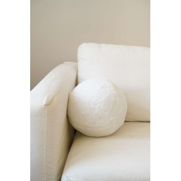 Perna, Pelus Top, 25x25x25 cm, 75% RECYCLED POLYESTER/25% POLYESTER, Aproape alb