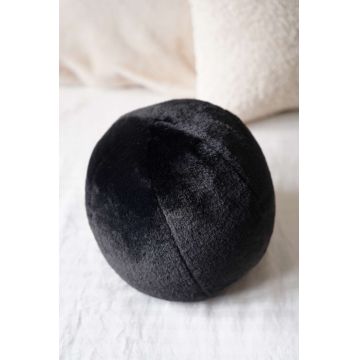 Perna, Pelus Top, 25x25x25 cm, 75% RECYCLED POLYESTER/25% POLYESTER, Negru