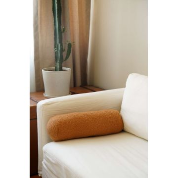 Perna, Teddy Roller, 50x14x14 cm, 75% RECYCLED POLYESTER/25% POLYESTER, Maro
