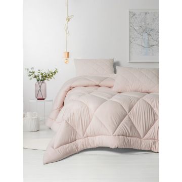Set de cuvertură dublă XL, L'essentiel Maison, Softwash, Poliester, Roz