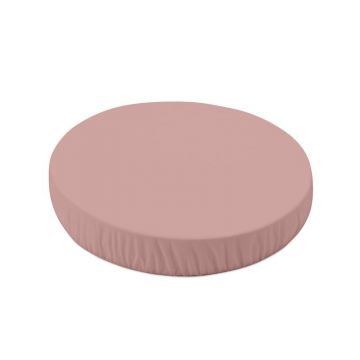 Cearceaf cu elastic, Waldin, Pentru patut evolutiv oval 7 in 1, 73x73 cm, Rose
