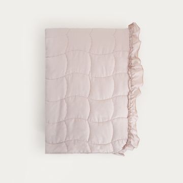 Cuvertura de pat Leona, Homla, 200x220 cm, poliester, crem