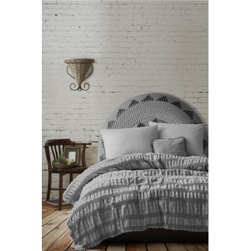 Cuvertura Pled pentru pat dublu Model Apollo Grey