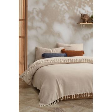 Cuvertura Pled pentru pat dublu Model Ermes Beige