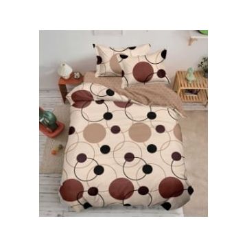 Lenjerie 1 Persoana cu elastic 140x200 Vibe (Finet)