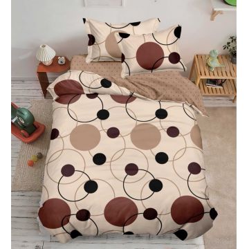 Lenjerie 1 Persoana cu elastic 140x200 Vibe (Finet)