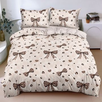 Lenjerie Chic Cappuccino (Bumbac Satinat)