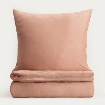 Lenjerie de pat dubla Avelia, Homla, 160x200 cm, 3 piese, bumbac/poliester, bej