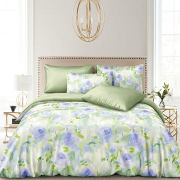 Lenjerie de pat Finet Superfin cu elastic – 4 piese, Bloom - Spring Harmony
