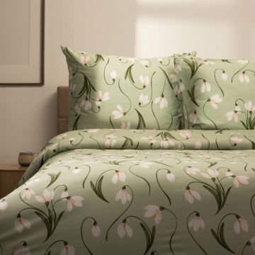 Lenjerie de pat King Size, Thana, Homla, 200x220 cm, 3 piese, microfibra din poliester, multicolor