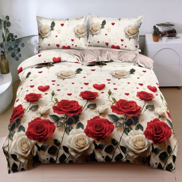 Lenjerie Roses (Bumbac Satinat)