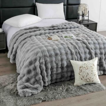 Pătură Cocolino cu blanita 200x230 cm - Rabbit Touch V1