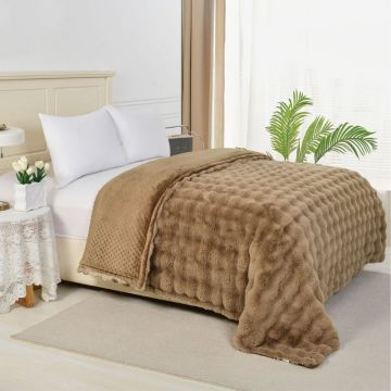 Pătură Cocolino cu blanita 200x230 cm - Rabbit Touch V5