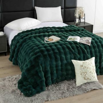 Pătură Cocolino cu blanita 200x230 cm - Rabbit Touch V8