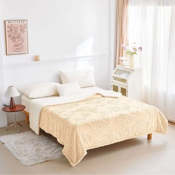 Patura Cocolino cu Blanita 200x230 cm - Velvet Butterflies V2