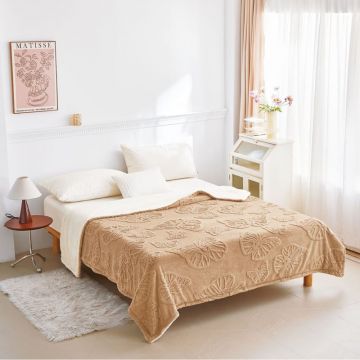 Patura Cocolino cu Blanita 200x230 cm - Velvet Butterflies V3