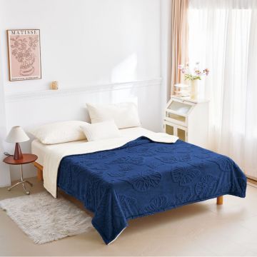 Patura Cocolino cu Blanita 200x230 cm - Velvet Butterflies V5