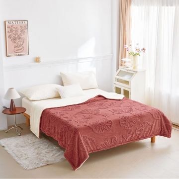 Patura Cocolino cu Blanita 200x230 cm - Velvet Butterflies V6