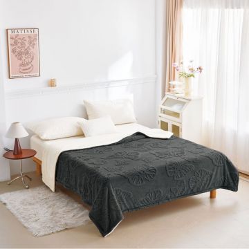 Patura Cocolino cu Blanita 200x230 cm - Velvet Butterflies V9