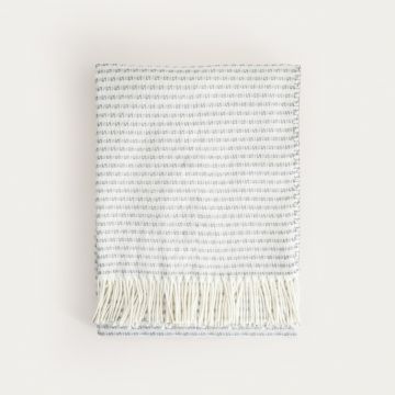 Patura Sorbo, Homla, 150x200 cm, acril, crem/gri