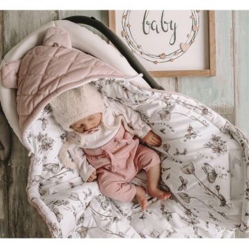 Paturica universala pentru scoica auto BabySteps Baloane din bumbaccatifea