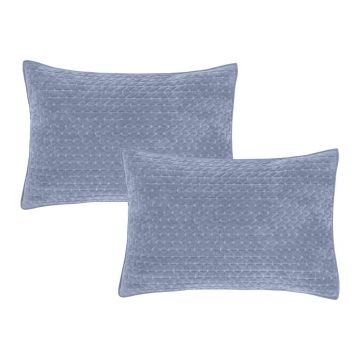 Perne decorative 2 buc. 50x75 cm Attica Velvet âu0080Bianca