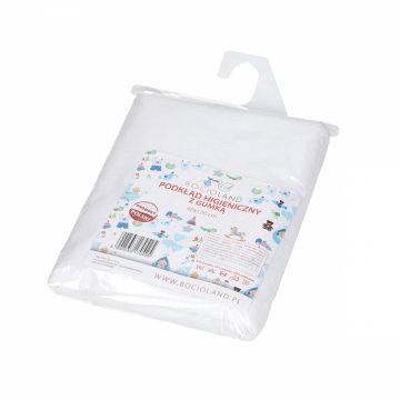 Protectie impermeabila pentru saltea Bocioland, reutilizabila si lavabila, din bumbac tip terry, dimensiune 40 x 90cm