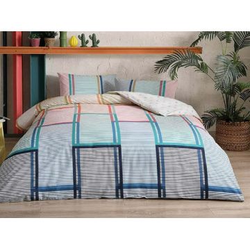 RESIGILAT: Lenjerie 1 Persoana, cu elastic Santana (Bumbac 100%)