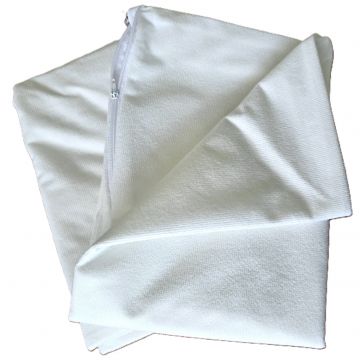 Set 2 Fete de Perna Kotonia Home - Impermeabile poliester, 50x70 cm, albe