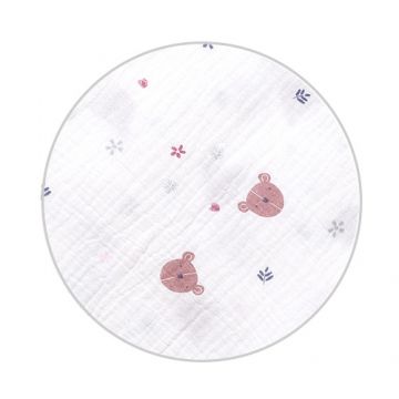 Set 3 scutece din muselina super soft 70x70 cm Babyono multicolor 03