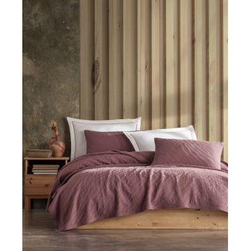 Set Cuvertura Pat Dublu Model Zebra Damson