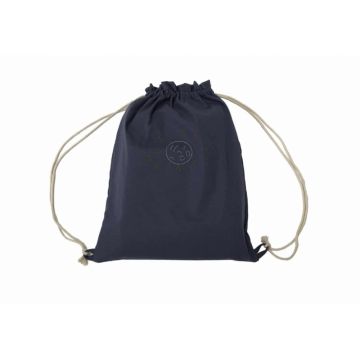 Set paturica, perna si rucsac Somnart cu broderie din in albastru